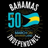 Bahamas 50th Independence Bahamian Flag Nassau Bahamas Flag Cooling Performance Crew T-Shirt