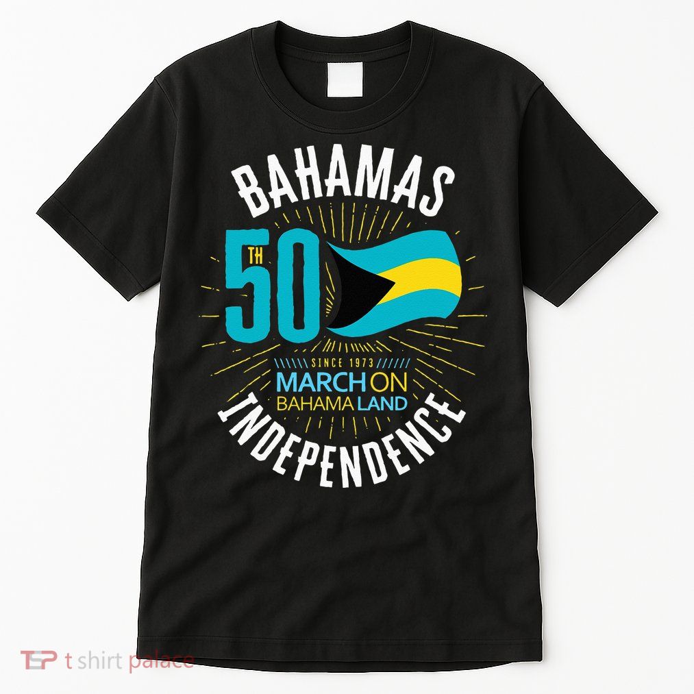 Bahamas 50th Independence Bahamian Flag Nassau Bahamas Flag Tall T-Shirt