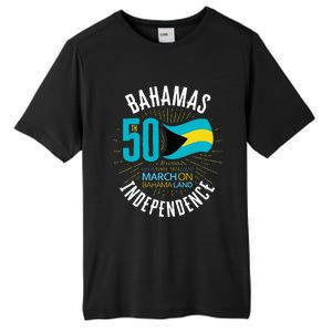 Bahamas 50th Independence Bahamian Flag Nassau Bahamas Flag Tall Fusion ChromaSoft Performance T-Shirt