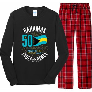 Bahamas 50th Independence Bahamian Flag Nassau Bahamas Flag Long Sleeve Pajama Set