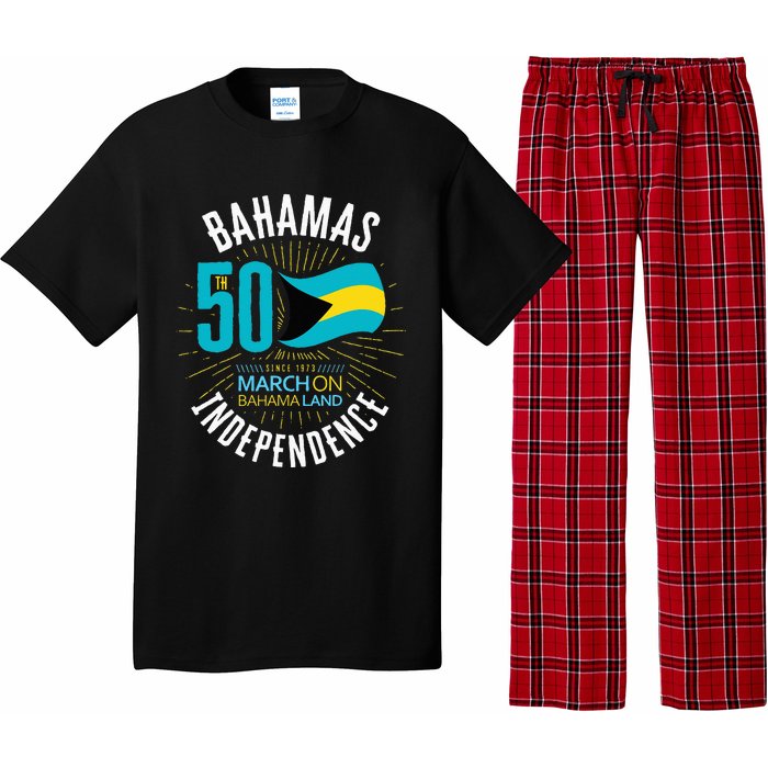 Bahamas 50th Independence Bahamian Flag Nassau Bahamas Flag Pajama Set