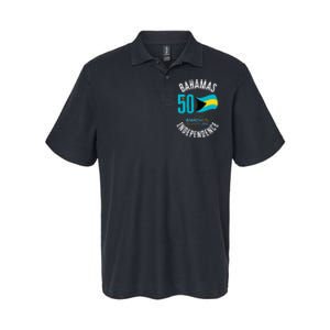 Bahamas 50th Independence Bahamian Flag Nassau Bahamas Flag Softstyle Adult Sport Polo