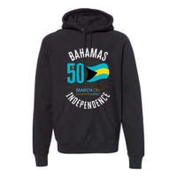 Bahamas 50th Independence Bahamian Flag Nassau Bahamas Flag Premium Hoodie