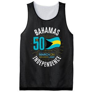 Bahamas 50th Independence Bahamian Flag Nassau Bahamas Flag Mesh Reversible Basketball Jersey Tank