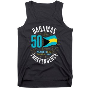 Bahamas 50th Independence Bahamian Flag Nassau Bahamas Flag Tank Top