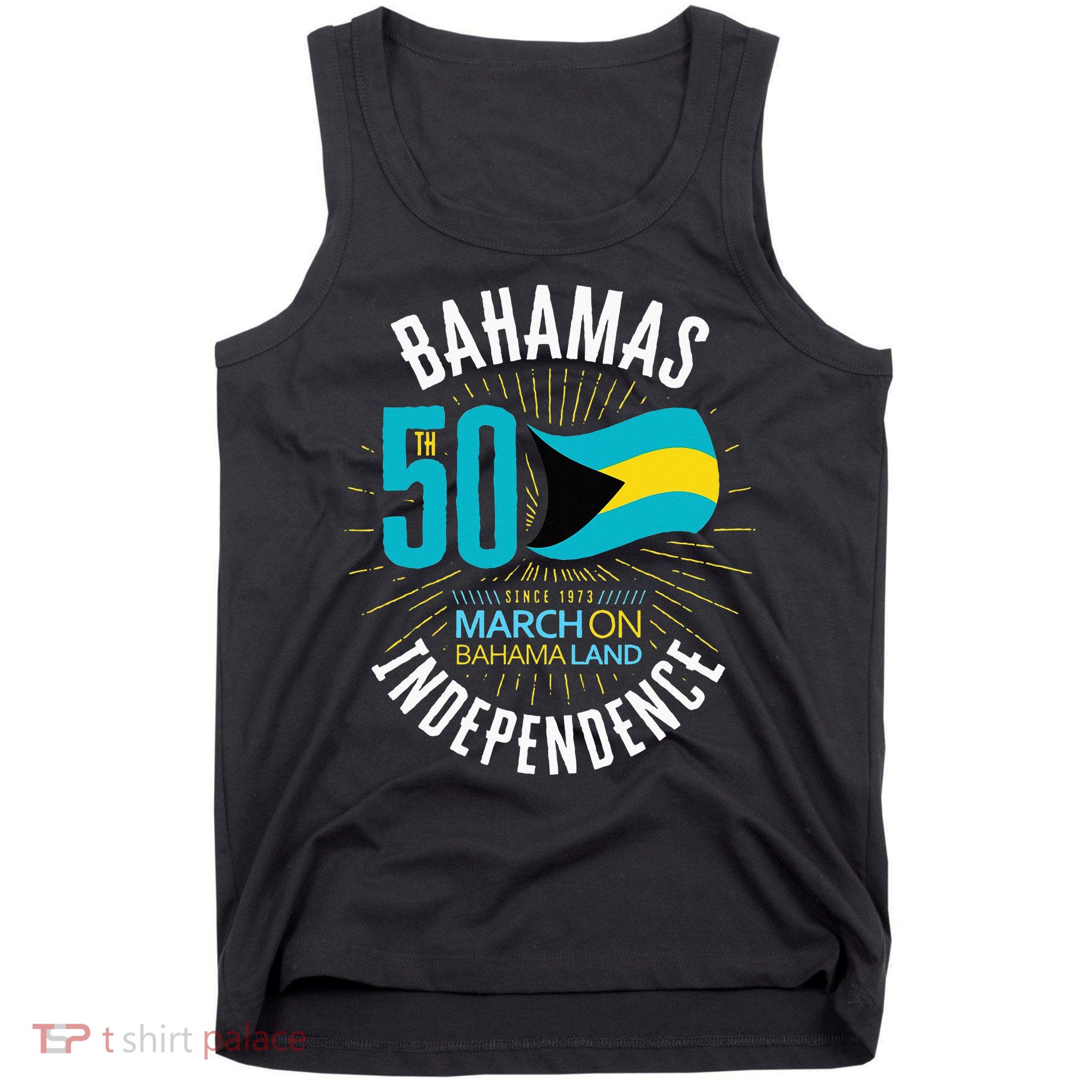 Bahamas 50th Independence Bahamian Flag Nassau Bahamas Flag Tank Top