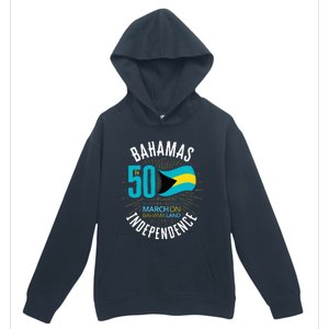 Bahamas 50th Independence Bahamian Flag Nassau Bahamas Flag Urban Pullover Hoodie