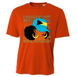 Bahamas 50th Independence Day Bahamian Flag Cooling Performance Crew T-Shirt