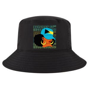 Bahamas 50th Independence Day Bahamian Flag Cool Comfort Performance Bucket Hat