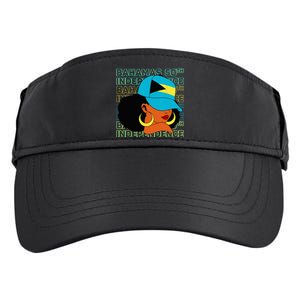 Bahamas 50th Independence Day Bahamian Flag Adult Drive Performance Visor