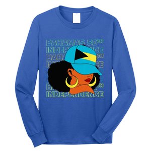 Bahamas 50th Independence Day Bahamian Flag Long Sleeve Shirt