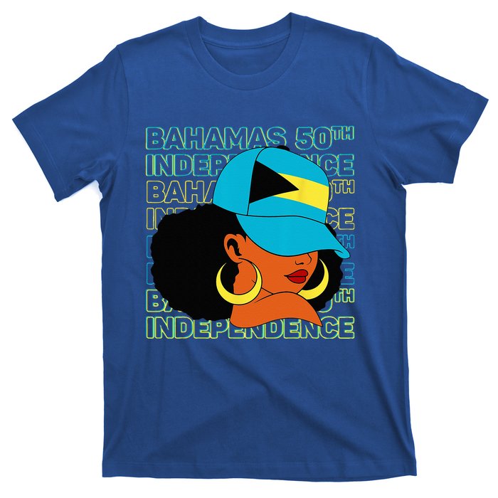 Bahamas 50th Independence Day Bahamian Flag T-Shirt