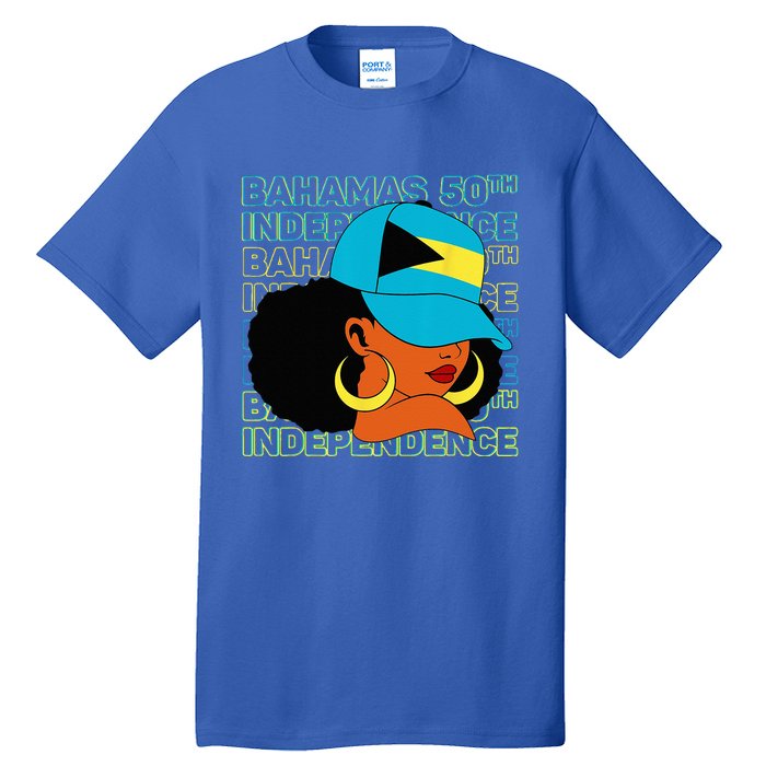 Bahamas 50th Independence Day Bahamian Flag Tall T-Shirt