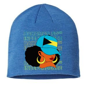 Bahamas 50th Independence Day Bahamian Flag Sustainable Beanie