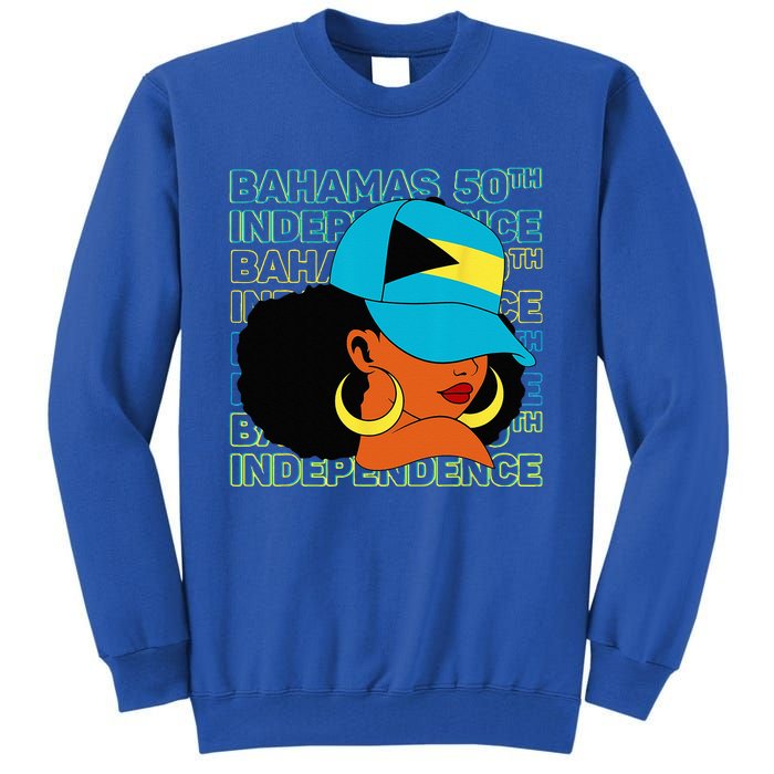 Bahamas 50th Independence Day Bahamian Flag Tall Sweatshirt