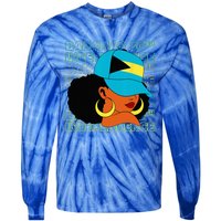 Bahamas 50th Independence Day Bahamian Flag Tie-Dye Long Sleeve Shirt