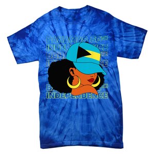 Bahamas 50th Independence Day Bahamian Flag Tie-Dye T-Shirt