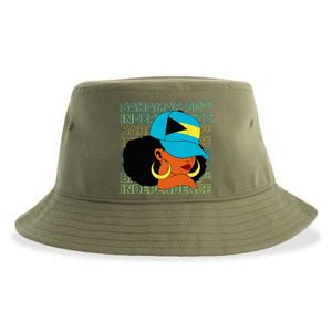 Bahamas 50th Independence Day Bahamian Flag Sustainable Bucket Hat