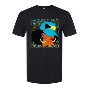 Bahamas 50th Independence Day Bahamian Flag Softstyle CVC T-Shirt