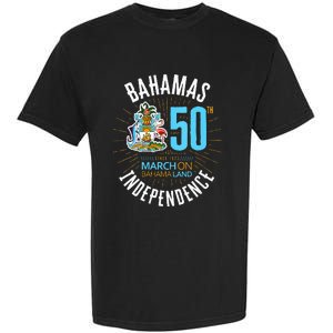 Bahamas 50th Independence Bahamian Flag Nassau Bahamas Flag Garment-Dyed Heavyweight T-Shirt