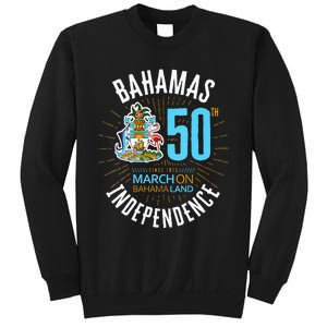 Bahamas 50th Independence Bahamian Flag Nassau Bahamas Flag Sweatshirt