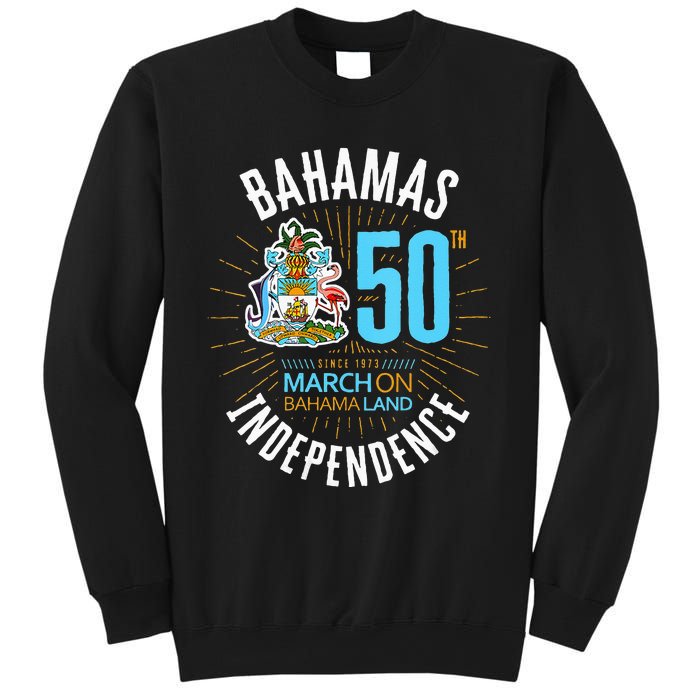 Bahamas 50th Independence Bahamian Flag Nassau Bahamas Flag Sweatshirt