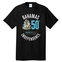 Bahamas 50th Independence Bahamian Flag Nassau Bahamas Flag Tall T-Shirt