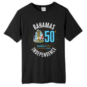 Bahamas 50th Independence Bahamian Flag Nassau Bahamas Flag Tall Fusion ChromaSoft Performance T-Shirt