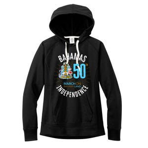 Bahamas 50th Independence Bahamian Flag Nassau Bahamas Flag Women's Fleece Hoodie