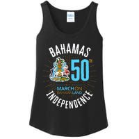 Bahamas 50th Independence Bahamian Flag Nassau Bahamas Flag Ladies Essential Tank