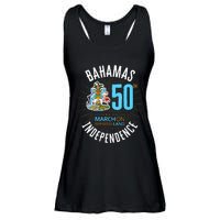 Bahamas 50th Independence Bahamian Flag Nassau Bahamas Flag Ladies Essential Flowy Tank