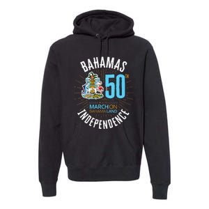 Bahamas 50th Independence Bahamian Flag Nassau Bahamas Flag Premium Hoodie