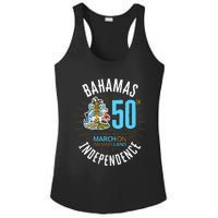 Bahamas 50th Independence Bahamian Flag Nassau Bahamas Flag Ladies PosiCharge Competitor Racerback Tank