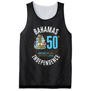 Bahamas 50th Independence Bahamian Flag Nassau Bahamas Flag Mesh Reversible Basketball Jersey Tank