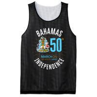 Bahamas 50th Independence Bahamian Flag Nassau Bahamas Flag Mesh Reversible Basketball Jersey Tank