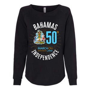 Bahamas 50th Independence Bahamian Flag Nassau Bahamas Flag Womens California Wash Sweatshirt