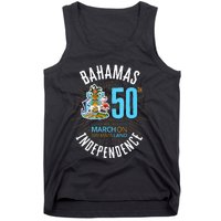 Bahamas 50th Independence Bahamian Flag Nassau Bahamas Flag Tank Top