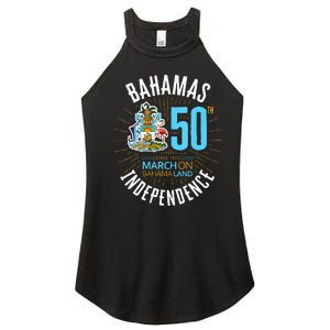 Bahamas 50th Independence Bahamian Flag Nassau Bahamas Flag Women's Perfect Tri Rocker Tank