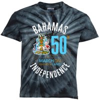 Bahamas 50th Independence Bahamian Flag Nassau Bahamas Flag Kids Tie-Dye T-Shirt