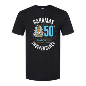 Bahamas 50th Independence Bahamian Flag Nassau Bahamas Flag Softstyle CVC T-Shirt