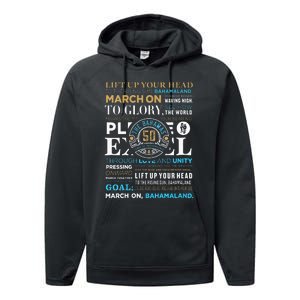 Bahamas 50th Independence Celebration Performance Fleece Hoodie