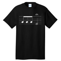 Beethoven 5th Symphony Notes Classical Music Composer Tall T-Shirt