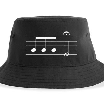 Beethoven 5th Symphony Notes Classical Music Composer Sustainable Bucket Hat