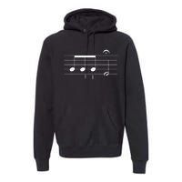 Beethoven 5th Symphony Notes Classical Music Composer Premium Hoodie