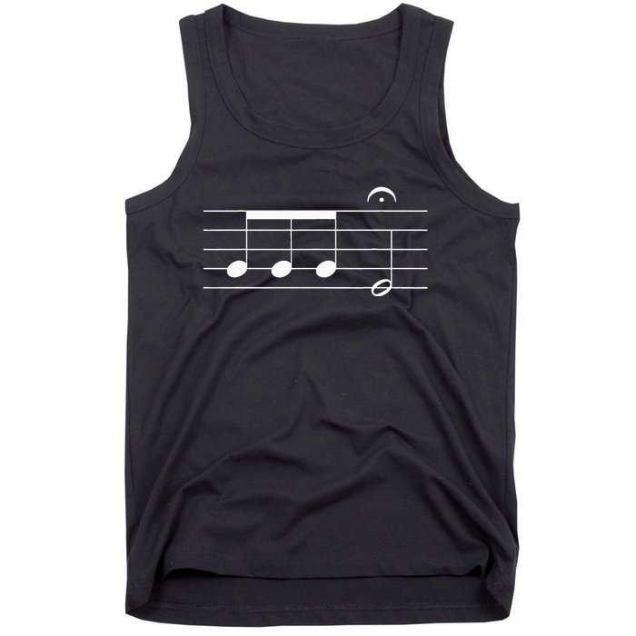 Beethoven 5th Symphony Notes Classical Music Composer Tank Top