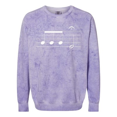 Beethoven 5th Symphony Notes Classical Music Composer Colorblast Crewneck Sweatshirt