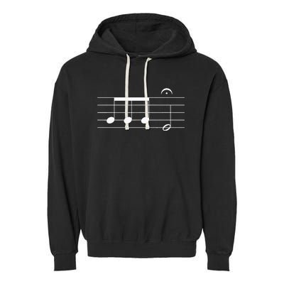 Beethoven 5th Symphony Notes Classical Music Composer Garment-Dyed Fleece Hoodie