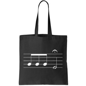 Beethoven 5th Symphony Notes Classical Music Composer Tote Bag