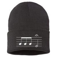 Beethoven 5th Symphony Notes Classical Music Composer Sustainable Knit Beanie