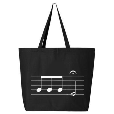Beethoven 5th Symphony Notes Classical Music Composer 25L Jumbo Tote